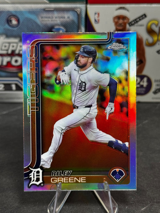 2025 Topps Chrome - #34 Riley Greene Refractor