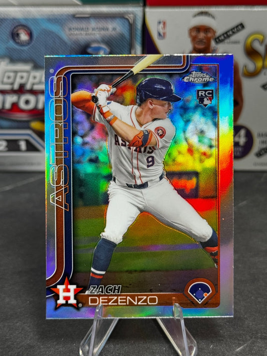 2025 Topps Chrome - #294 Zach Dezenzo Rookie Refractor (RC)