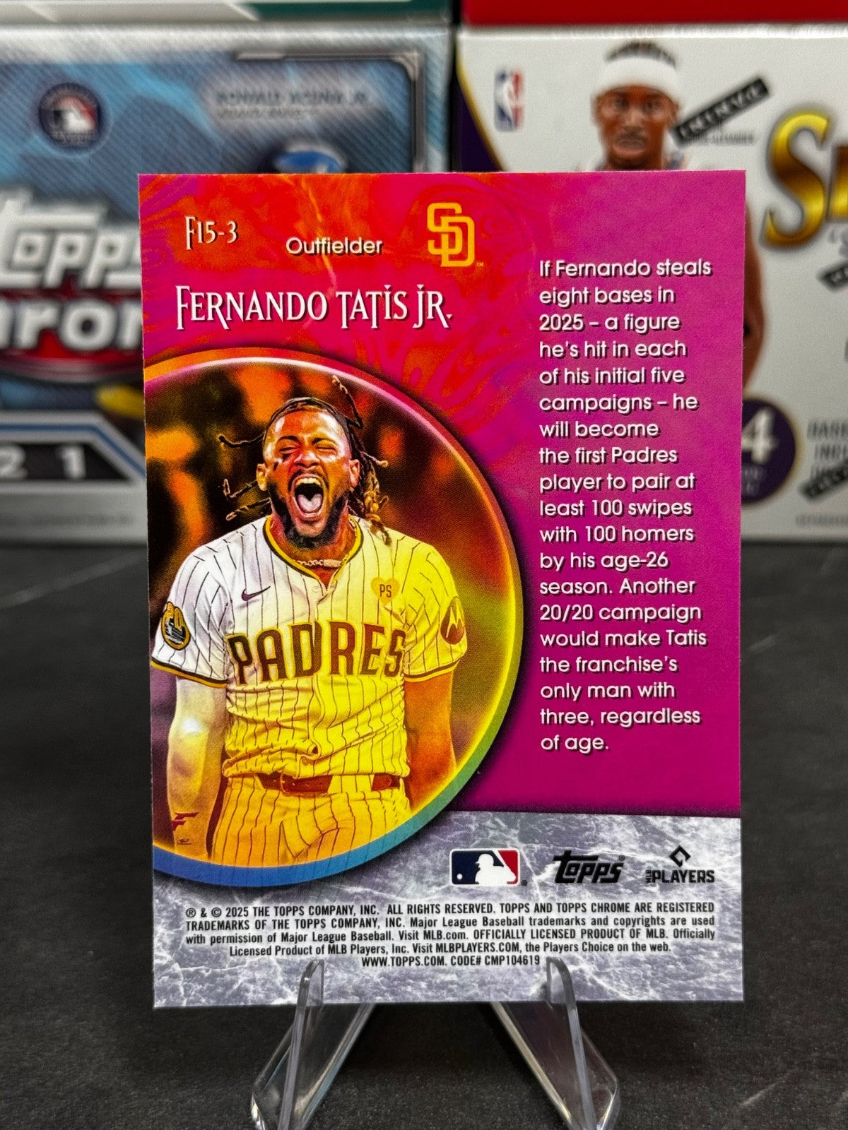 2025 Topps Chrome - #F15-3 Fernando Tatis Jr. Fortune 15
