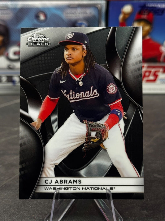2025 Topps Chrome Black - C.J. Abrams #137
