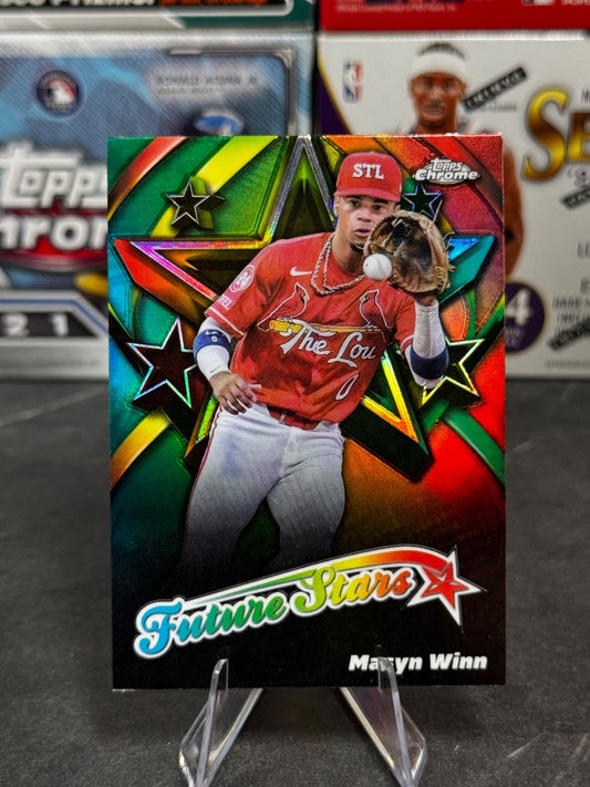 2025 Topps Chrome - #FS-14 Masyn Winn Future Stars