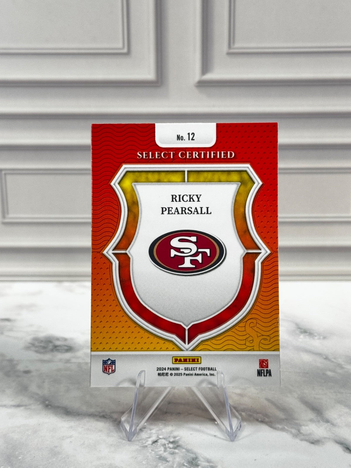 2024 Panini Select - Select Certified Rookies Ricky Pearsall #12 (RC)
