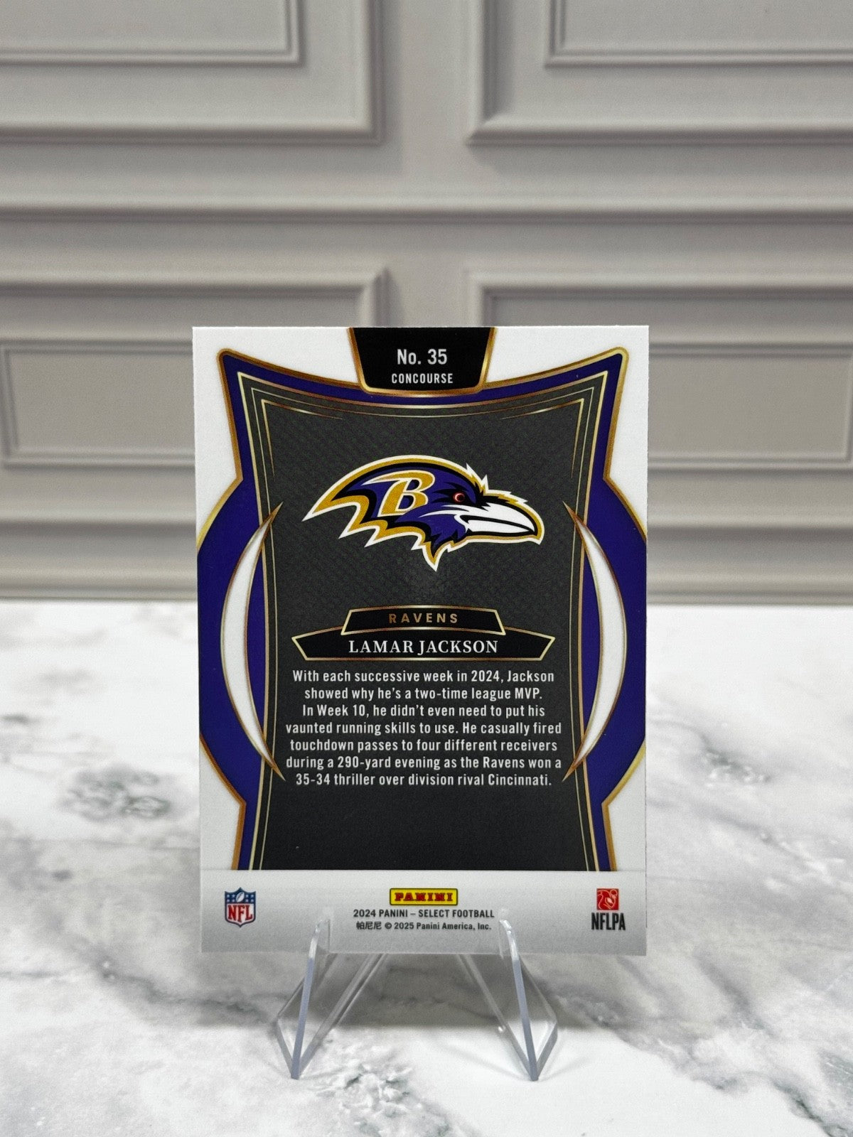 2024 Panini Select - Concourse Lamar Jackson #35