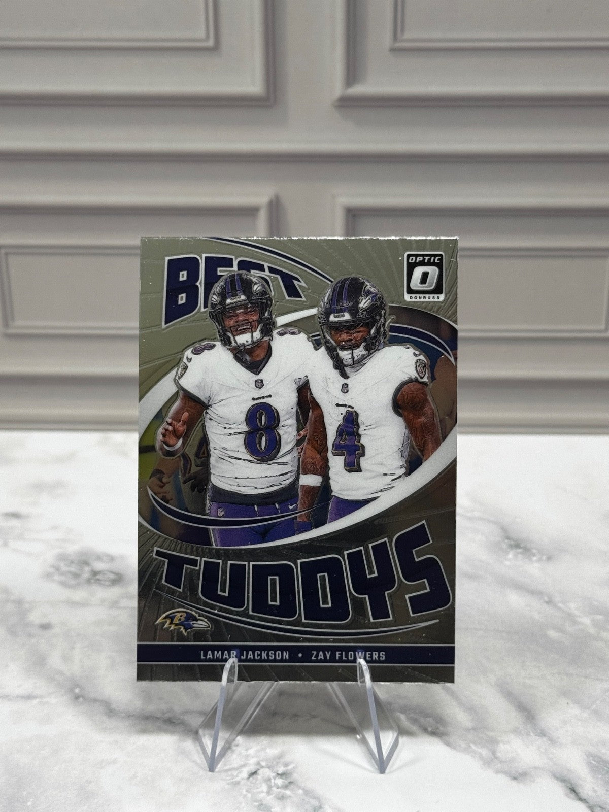 2024 Panini Donruss Optic - Best Tuddys Lamar Jackson, Zay Flowers #20