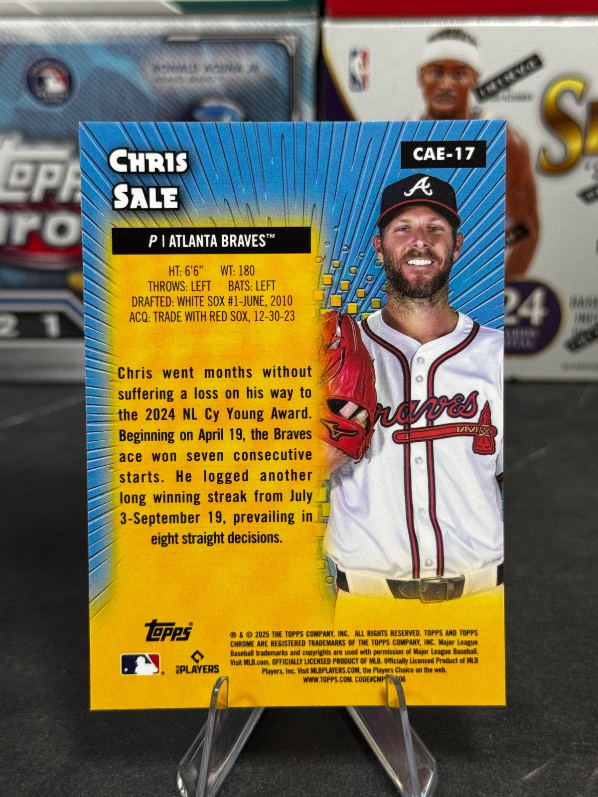 2025 Topps Chrome - #CAE-17 Chris Sale All-Etch