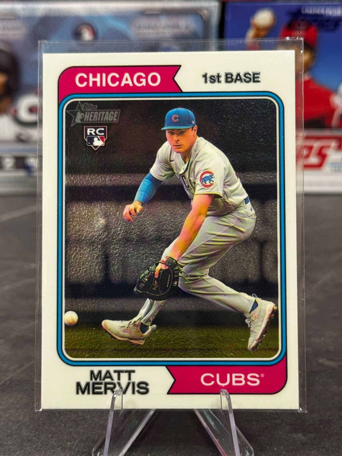 2023 Topps Heritage High Number - Matt Mervis #514 (RC)