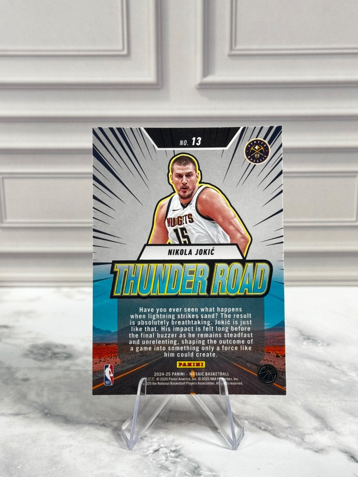 2024-25 Panini Mosaic - Nikola Jokic Thunder Road #13