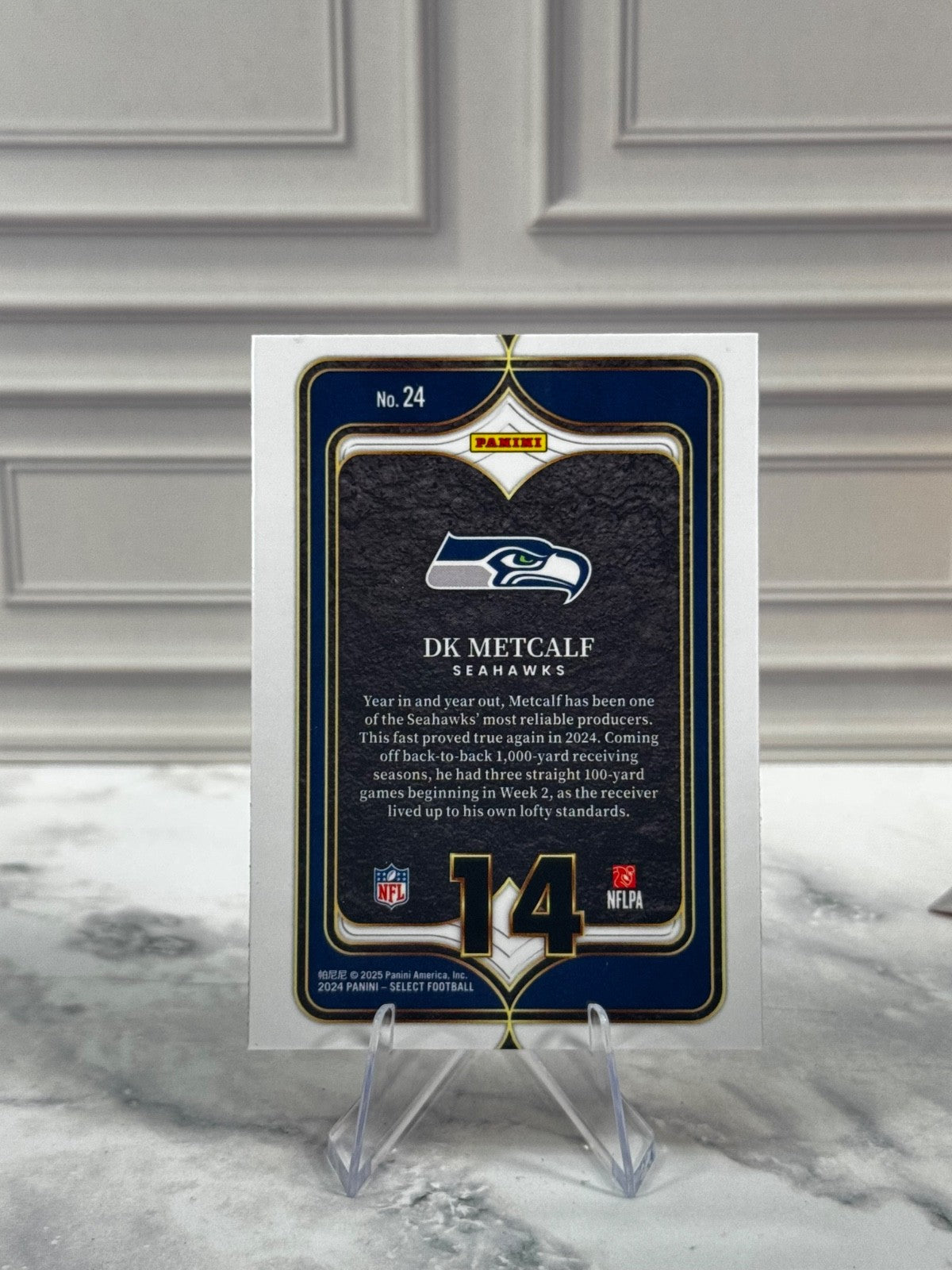 2024 Panini Select - Select Numbers DK Metcalf #24