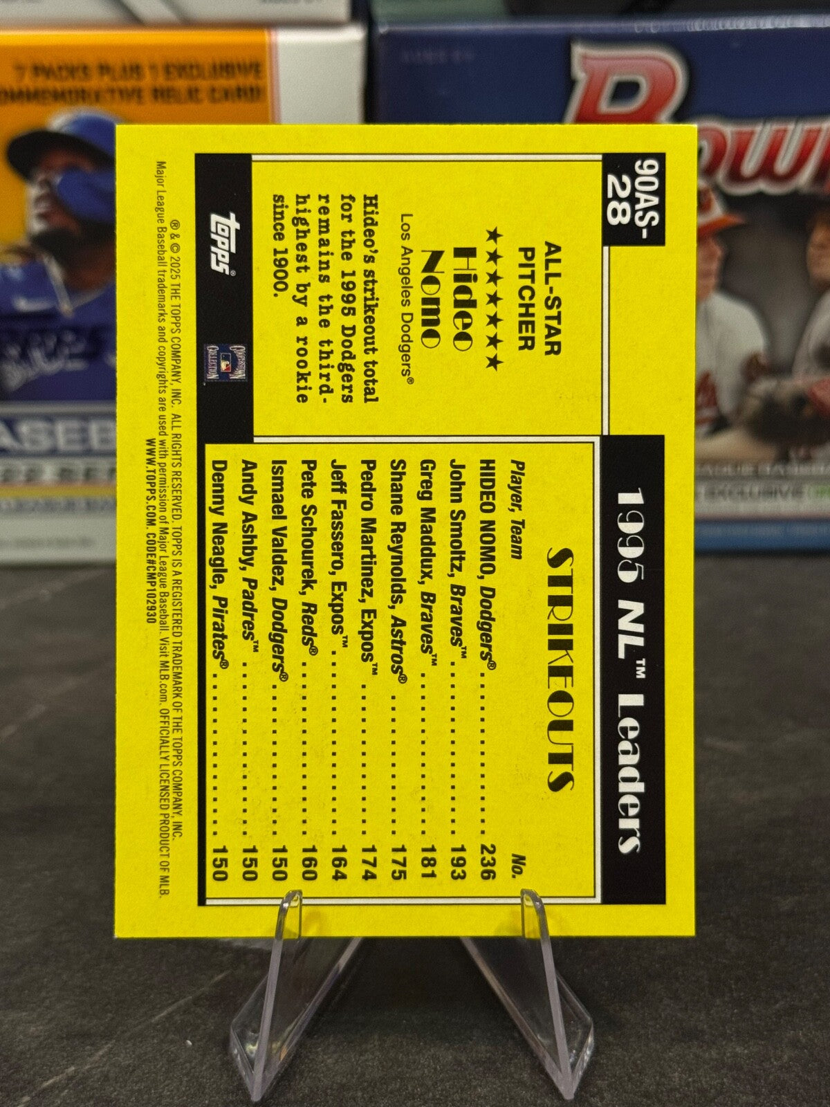 2025 Topps Series 2 - 1990 ALL STAR BASEBALL #90AS-28 Hideo Nomo