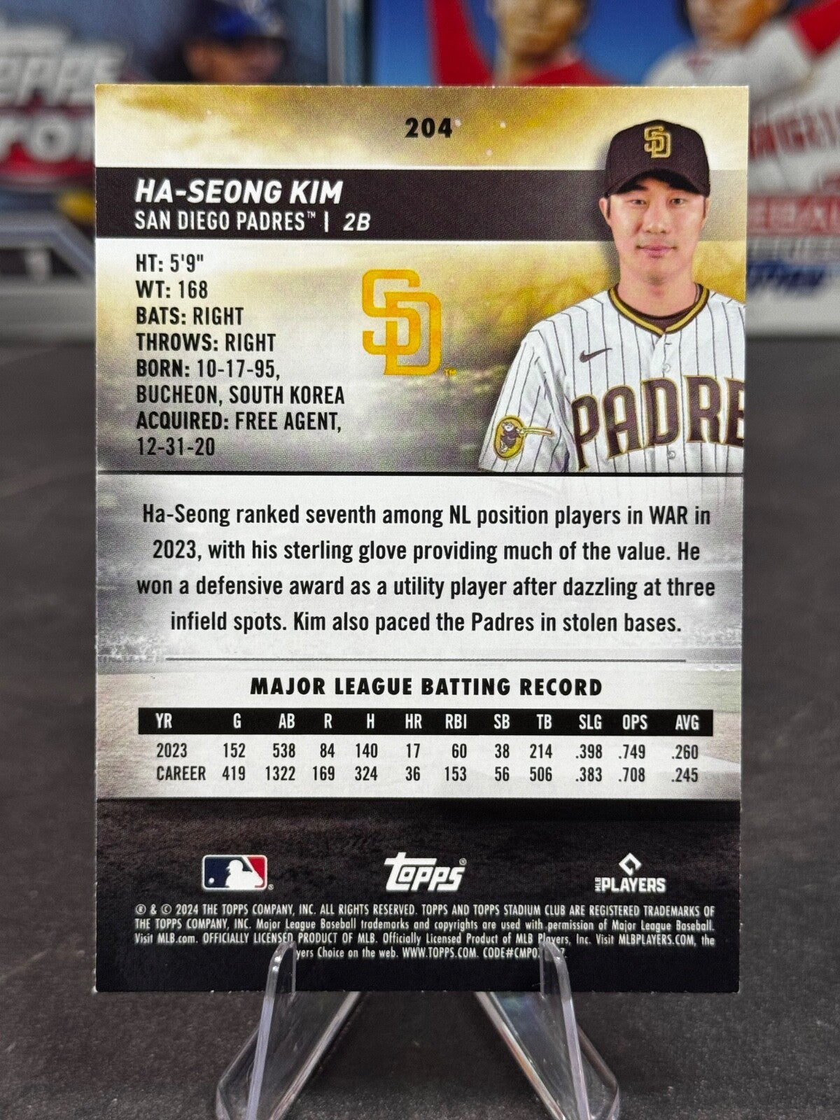 2024 Topps Stadium Club - Ha-Seong Kim #204