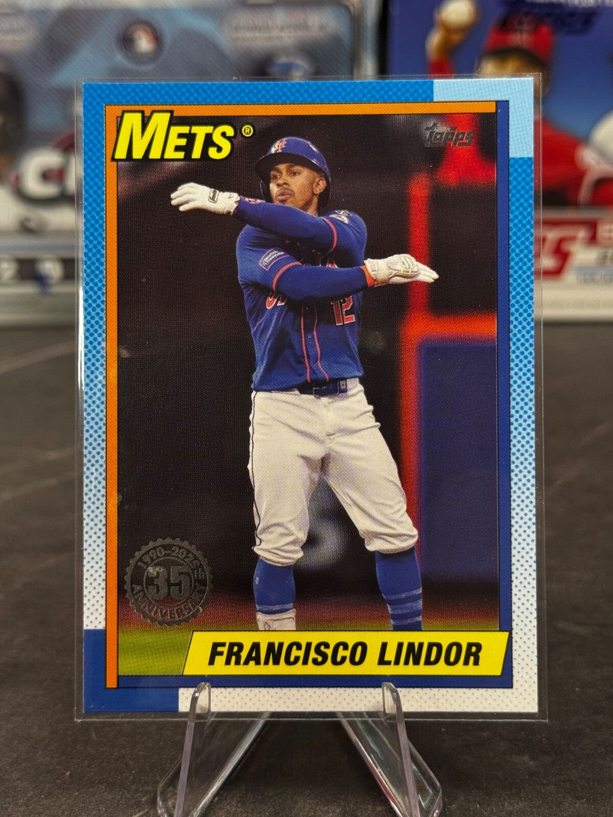 2025 Topps Series 1 - 1990 Topps Baseball Francisco Lindor #T90-38