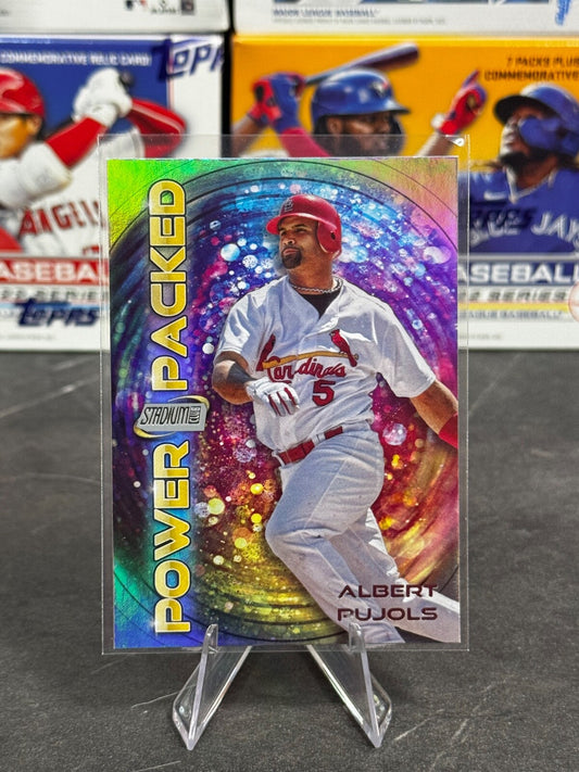 2024 Topps Stadium Club - Power Packed Albert Pujols #PP-4