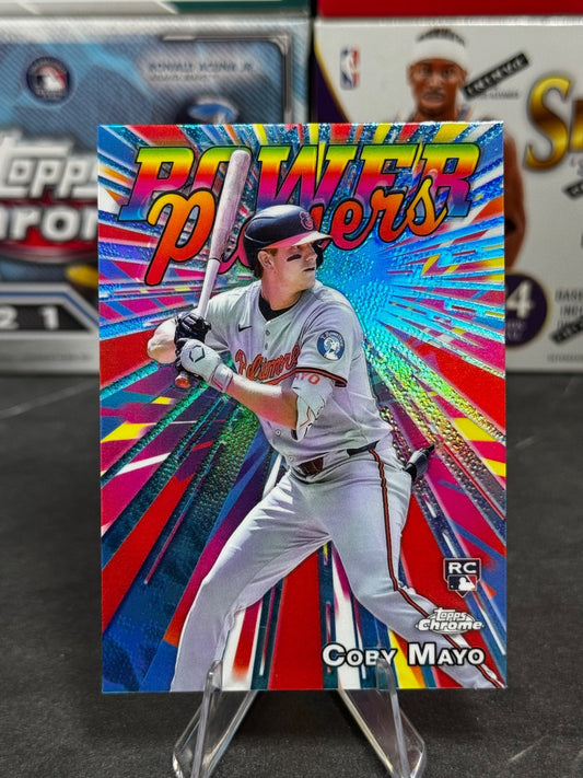2025 Topps Chrome - #PP-21 Coby Mayo Power Players Rookie (RC)