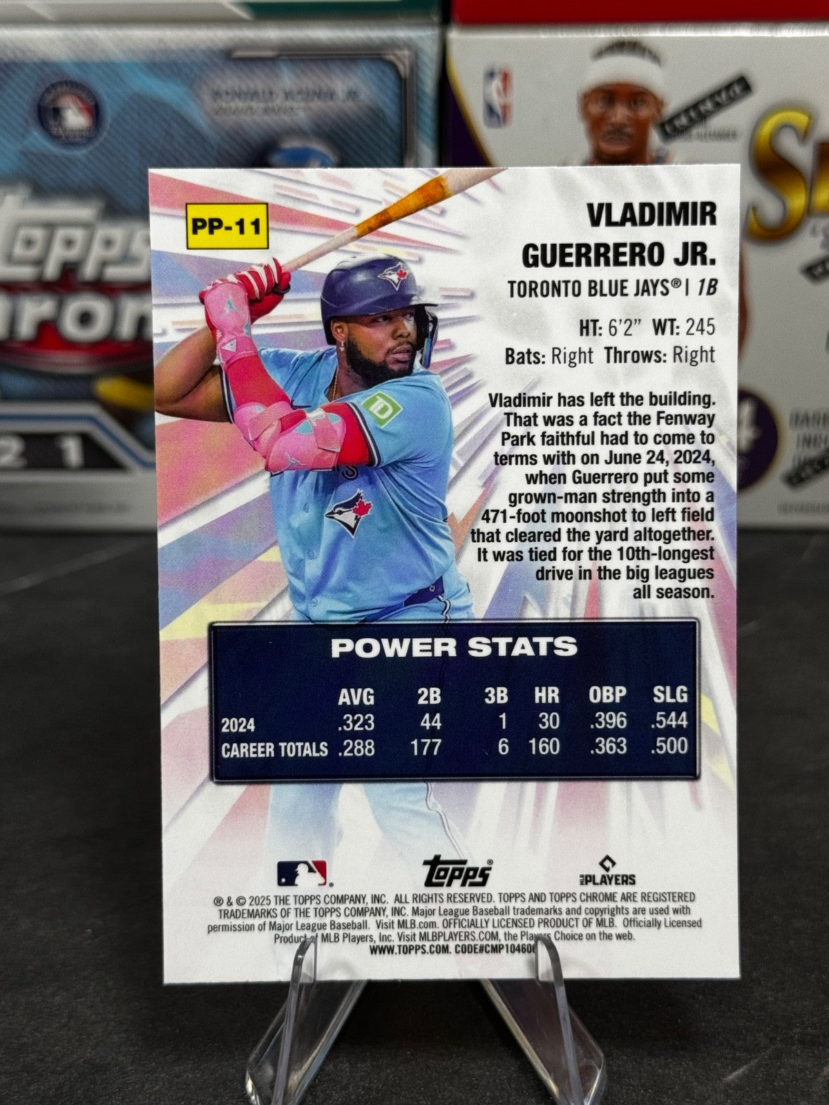 2025 Topps Chrome - #PP-11 Vladimir Guerrero Jr. Power Players