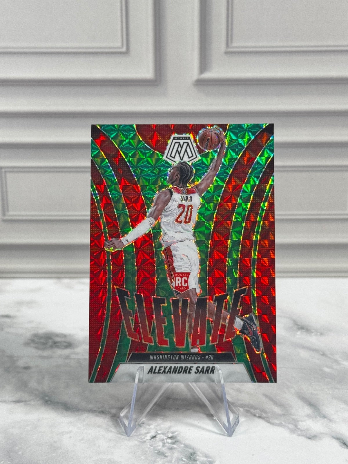 2024-25 Panini - Elevate Alexandre Sarr Green Reactive Prizm #7
