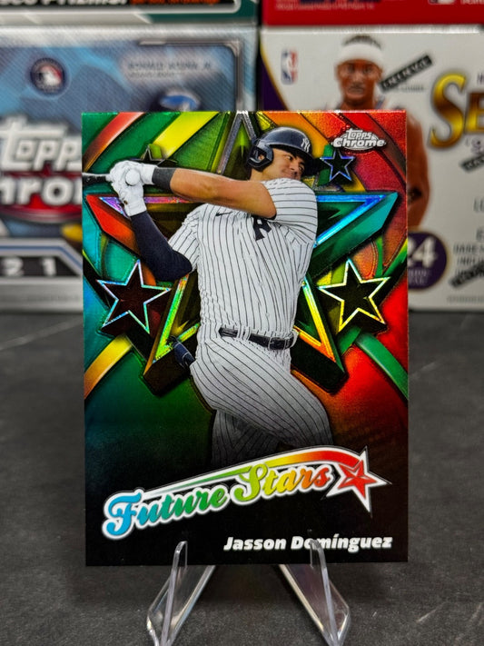 2025 Topps Chrome - #FS-10 Jasson Dominguez Future Stars