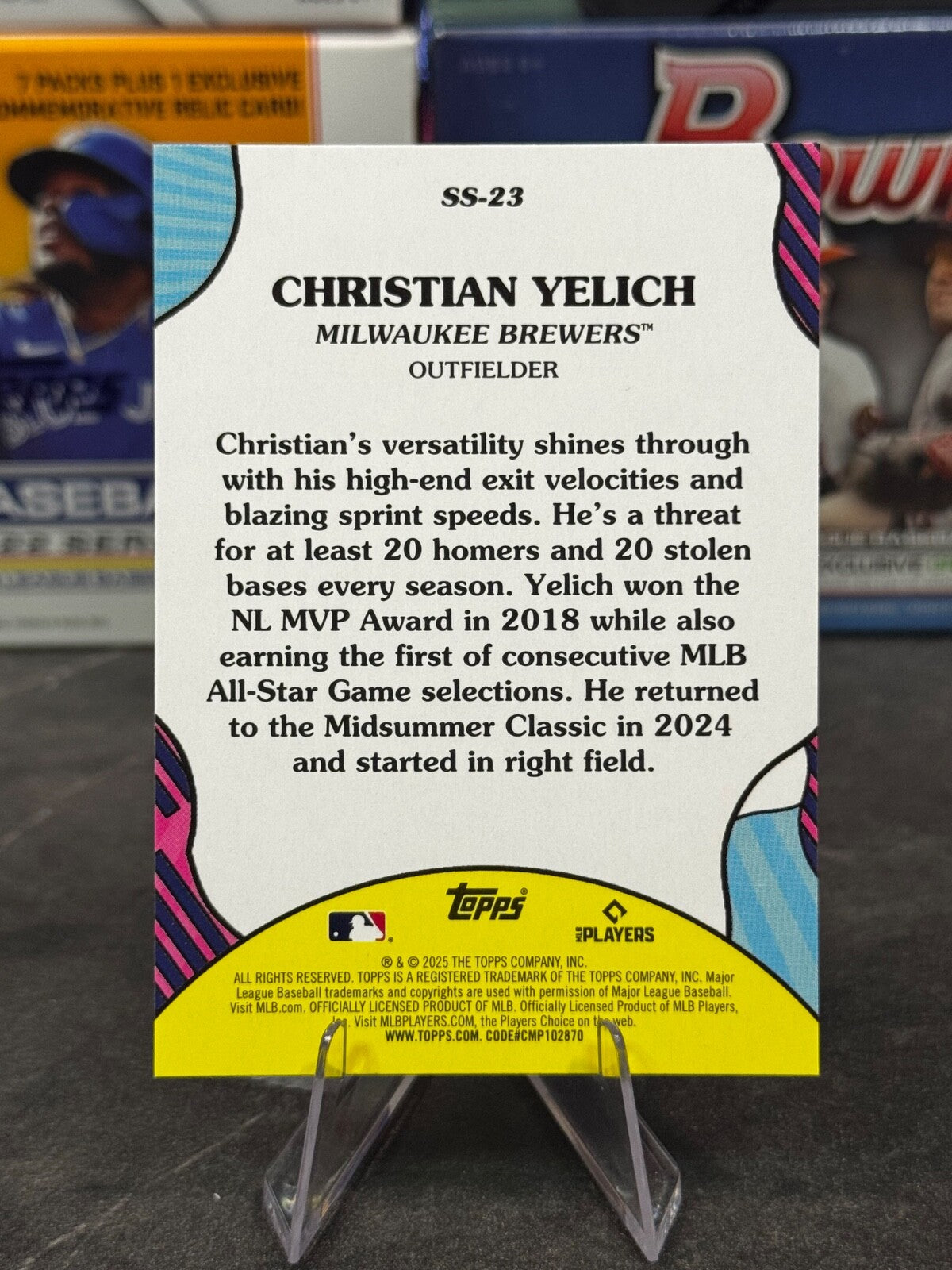 2025 Topps Series 2 - Summer Superstars #SS-23 Christian Yelich