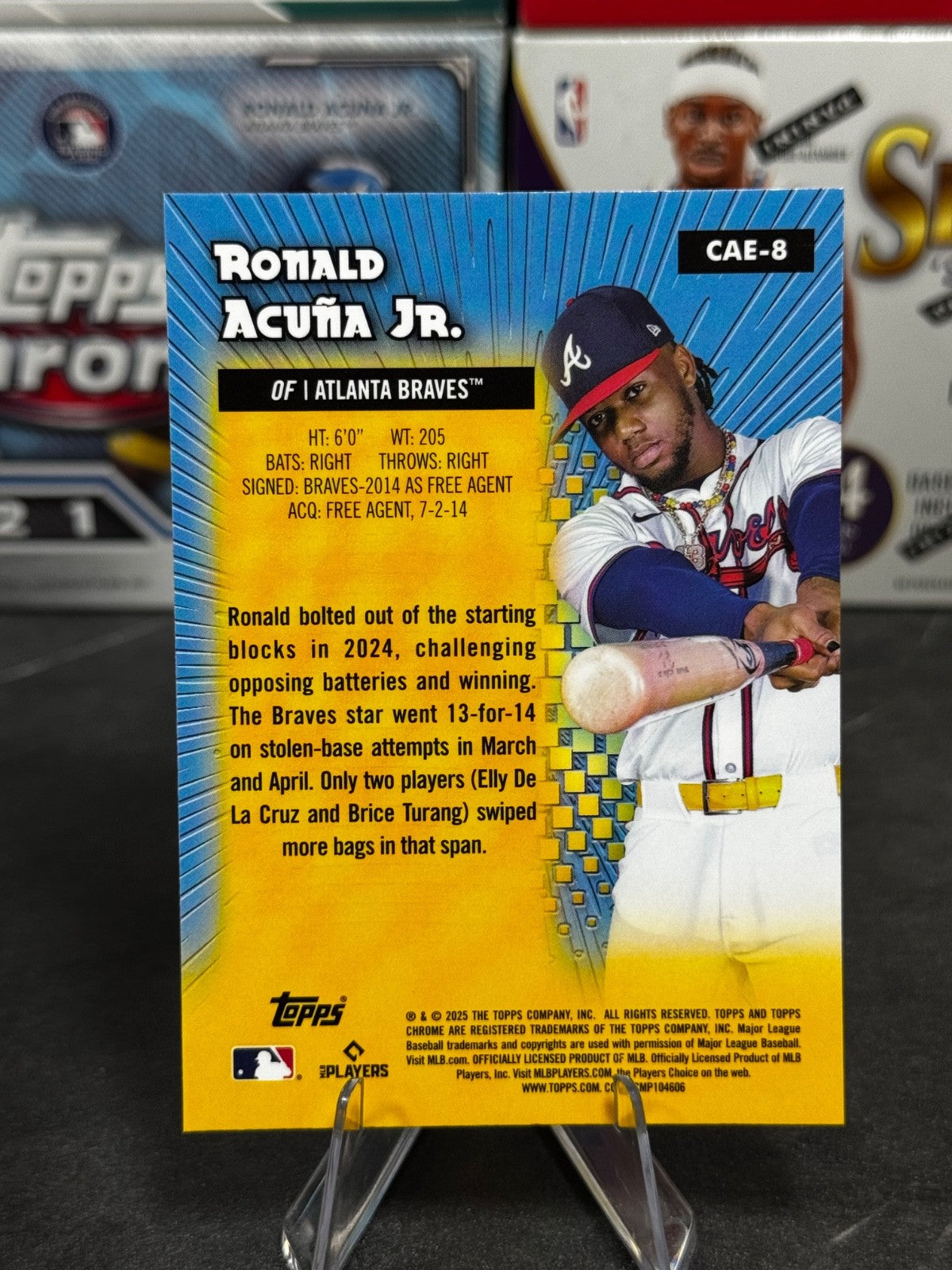 2025 Topps Chrome - #CAE-8 Ronald Acuna Jr. All-Etch