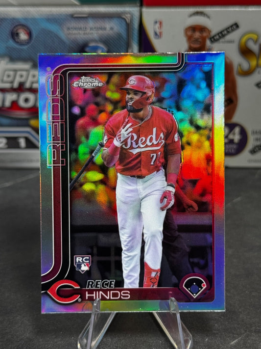 2025 Topps Chrome - #253 Reece Hinds Refractor