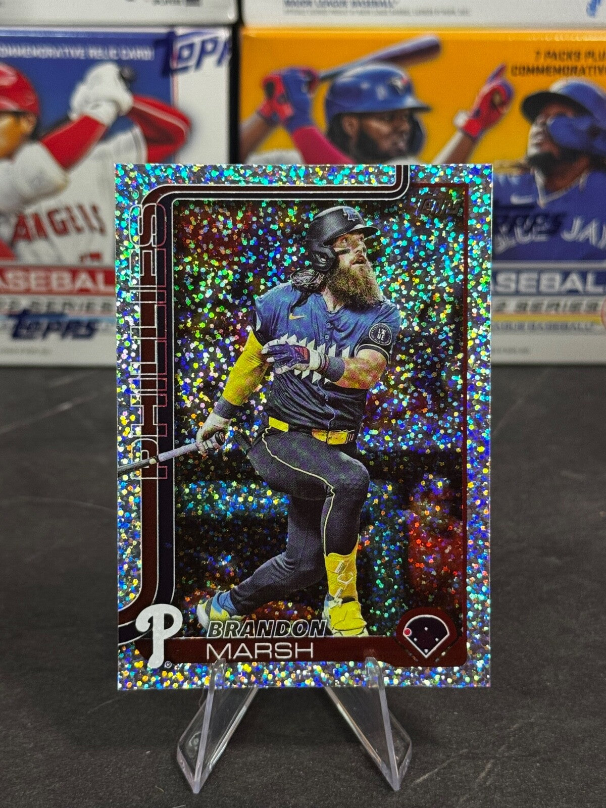 2025 Topps Series 1 - Brandon Marsh #233 Confetti Sparkle