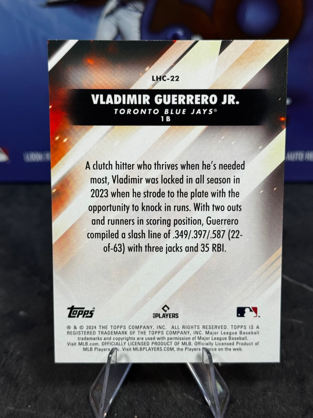 2024 Topps Update Series - Let Him Cook Vladimir Guerrero Jr. #LHC-22