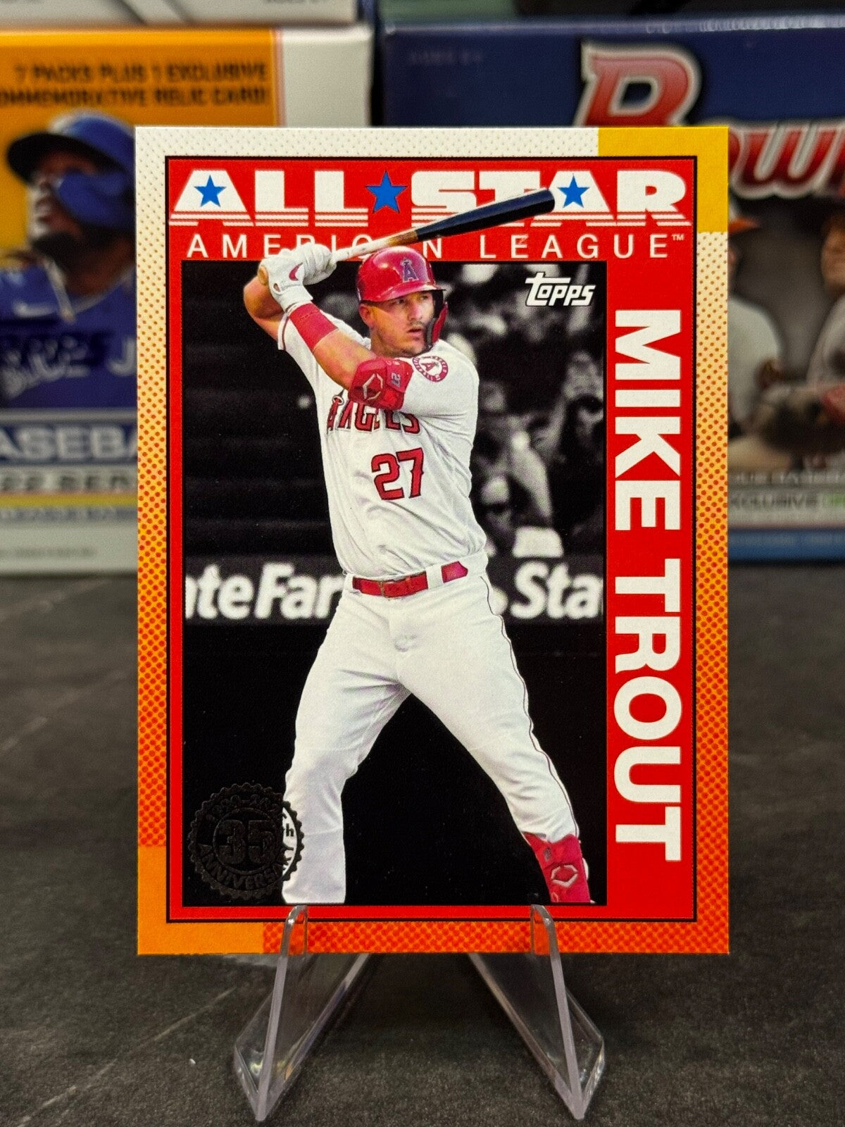 2025 Topps Series 2 - 1990 ALL STAR BASEBALL #90AS-10 Mike Trout