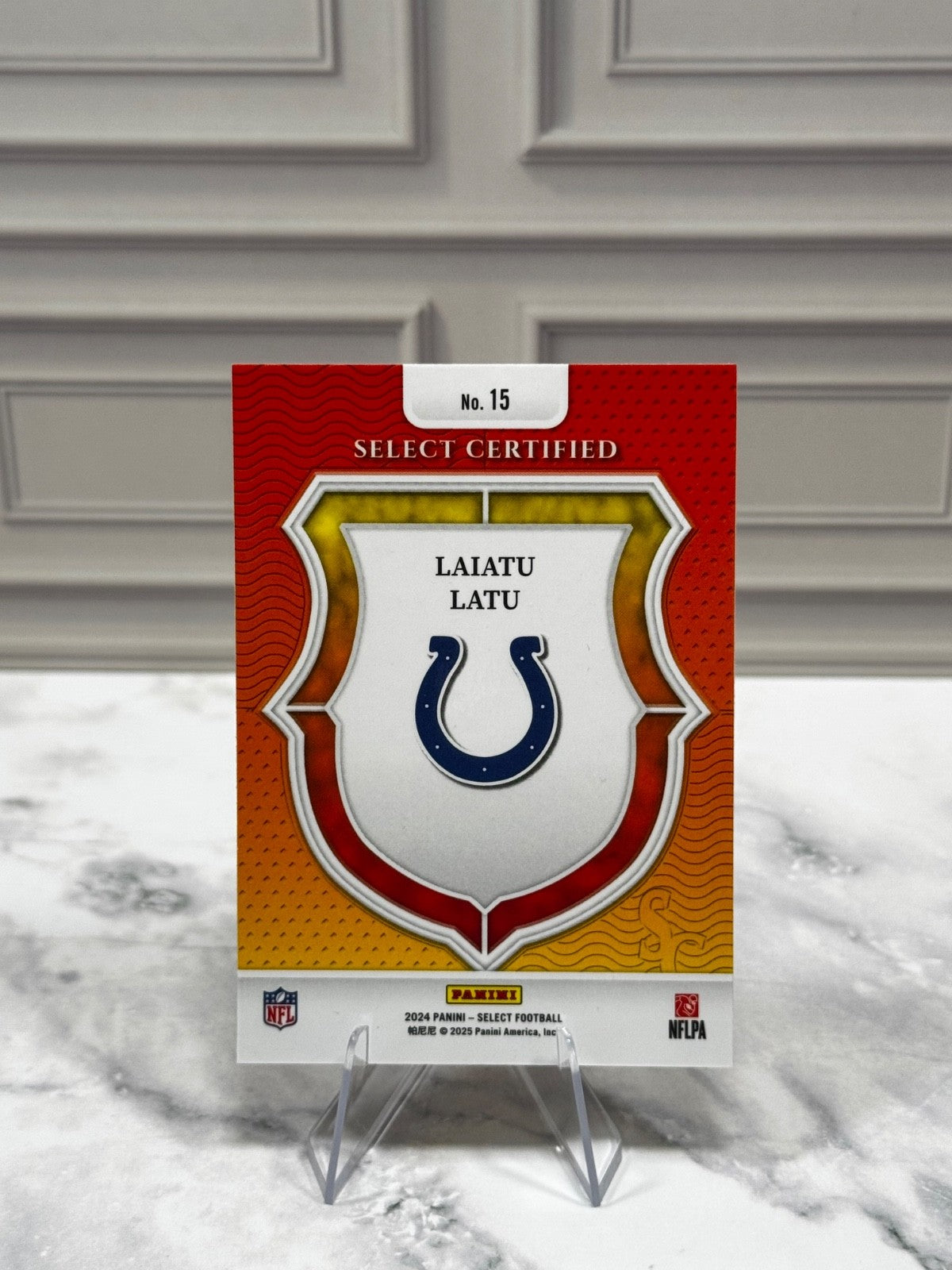 2024 Panini Select - Select Certified Rookies Laiatu Latu #15 (RC)