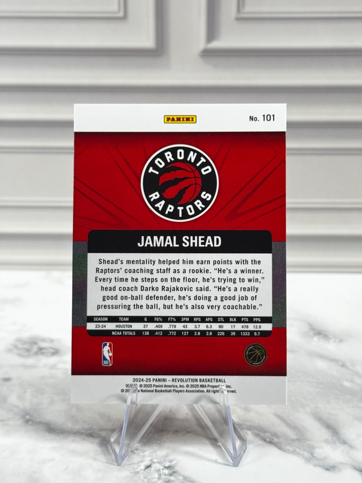 2024-25 Panini Revolution - Rookies Jamal Shead #101 (RC)