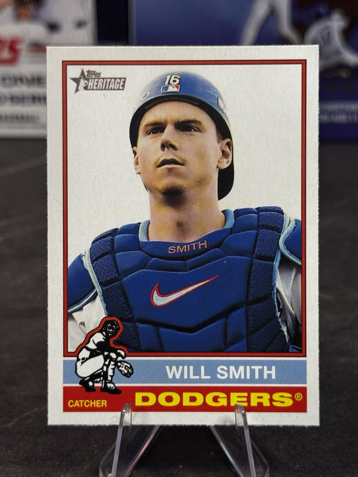 2025 Topps Heritage Baseball - Will Smith #397 Los Angeles Dodgers