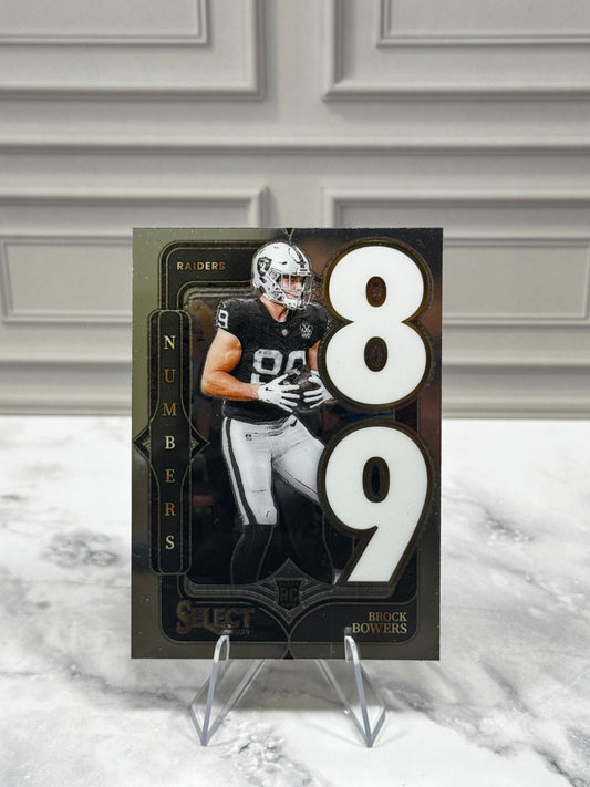 2024 Panini Select - Select Numbers Brock Bowers #12 (RC)