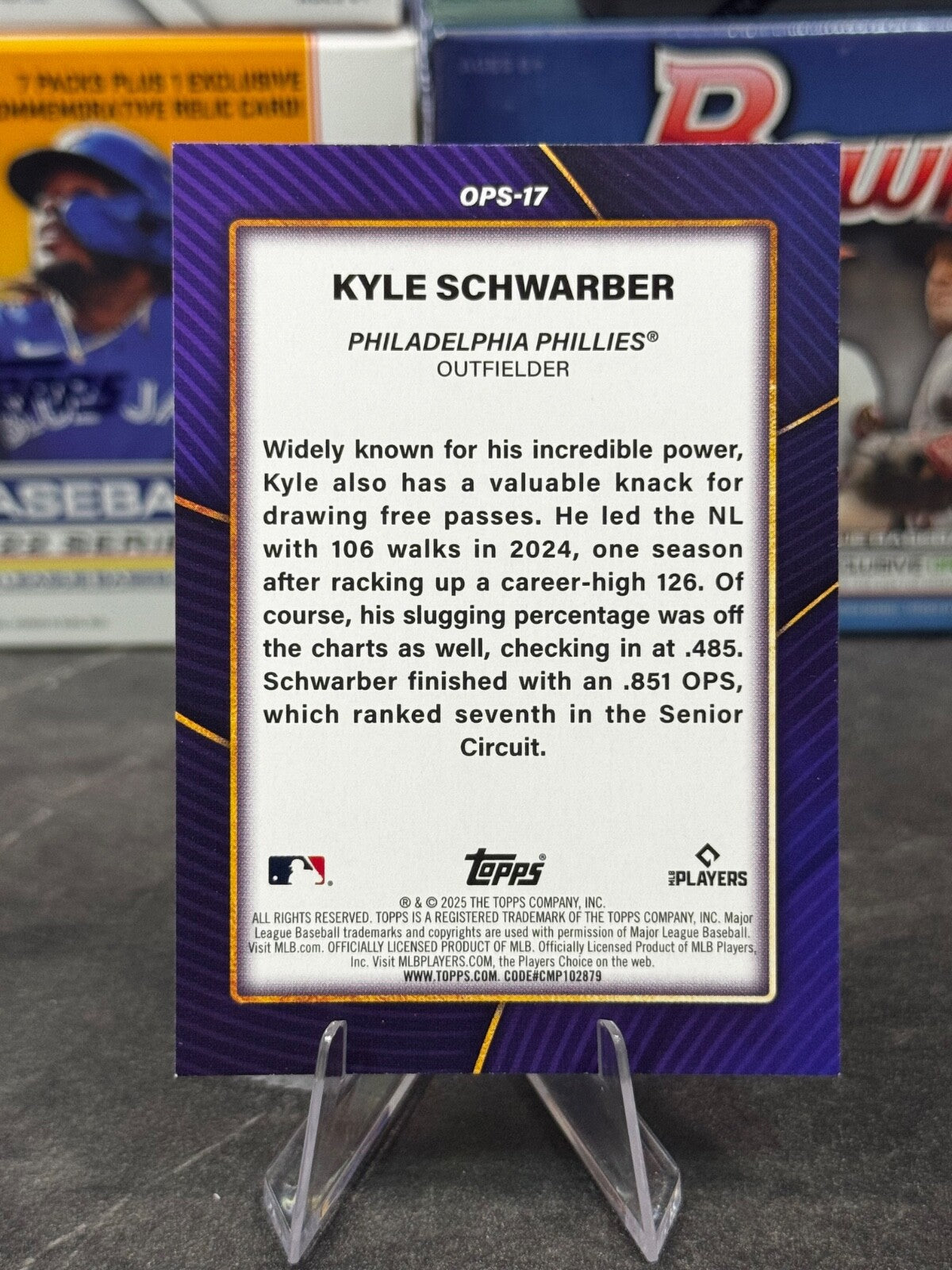 2025 Topps Series 2 - OPS Bests #OPS-17 Kyle Schwarber