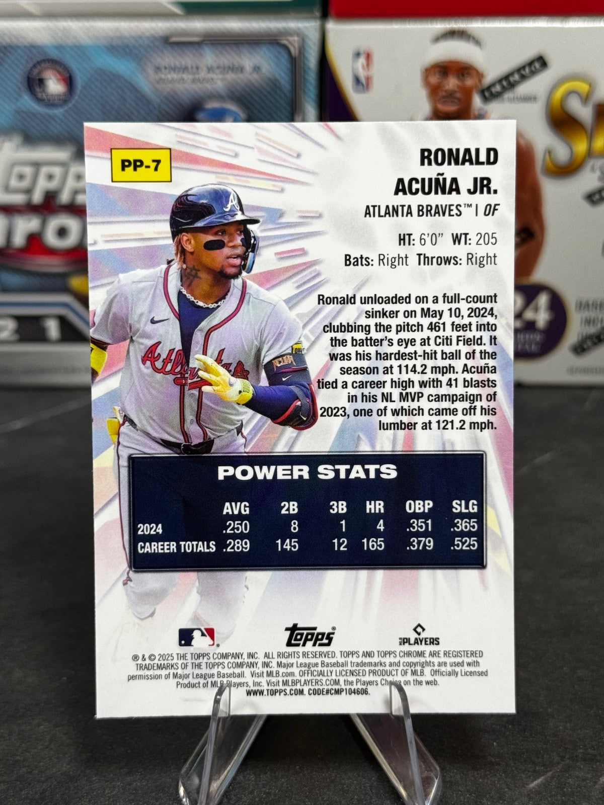 2025 Topps Chrome - #PP-7 Ronald Acuna Jr. Power Players