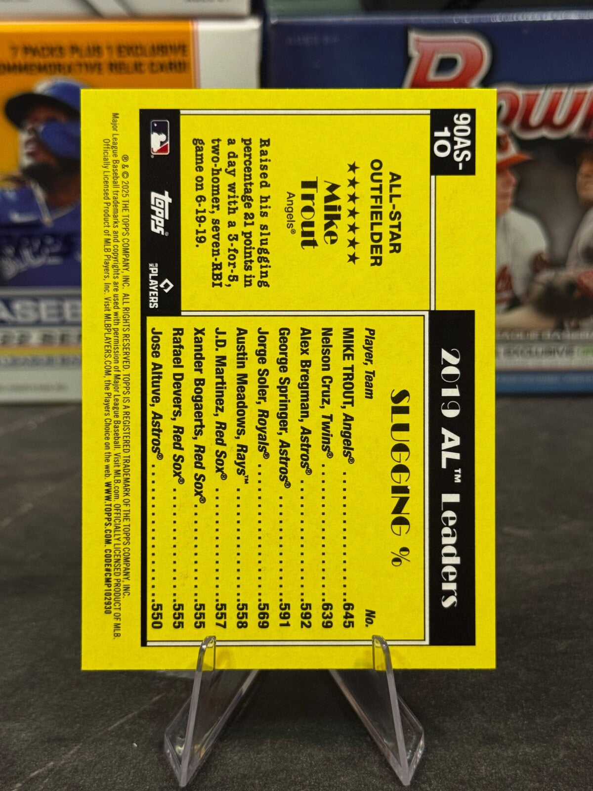 2025 Topps Series 2 - 1990 ALL STAR BASEBALL #90AS-10 Mike Trout