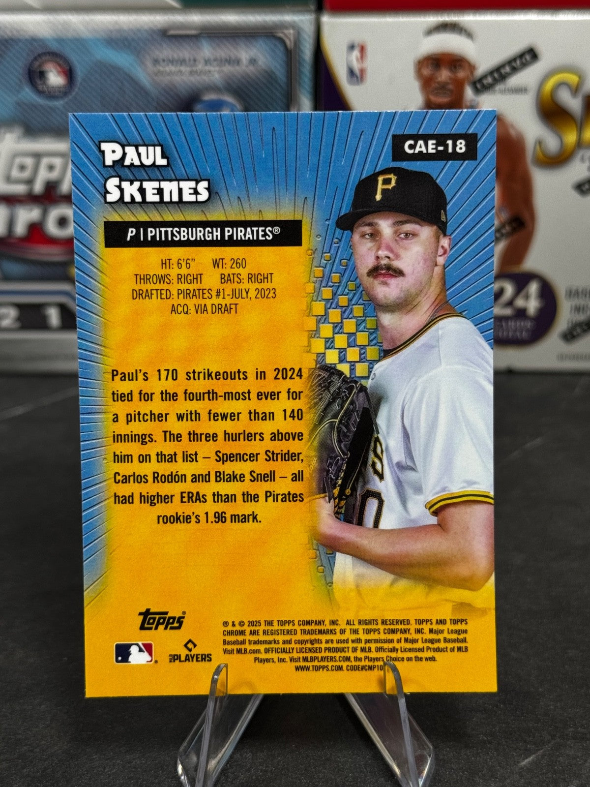 2025 Topps Chrome - #CAE-18 Paul Skenes All-Etch