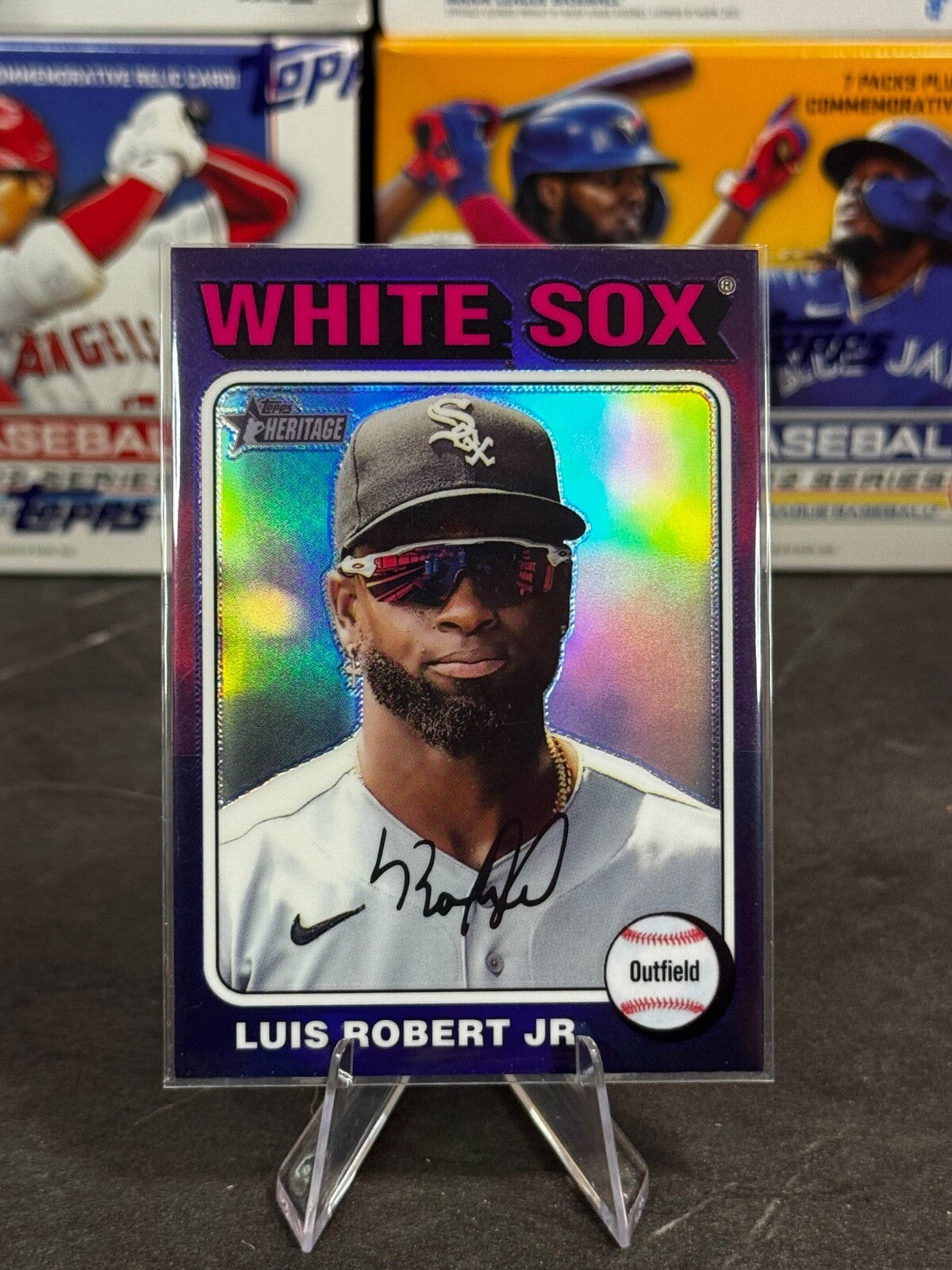 2024 Topps Heritage - Luis Robert #487 Purple Chrome