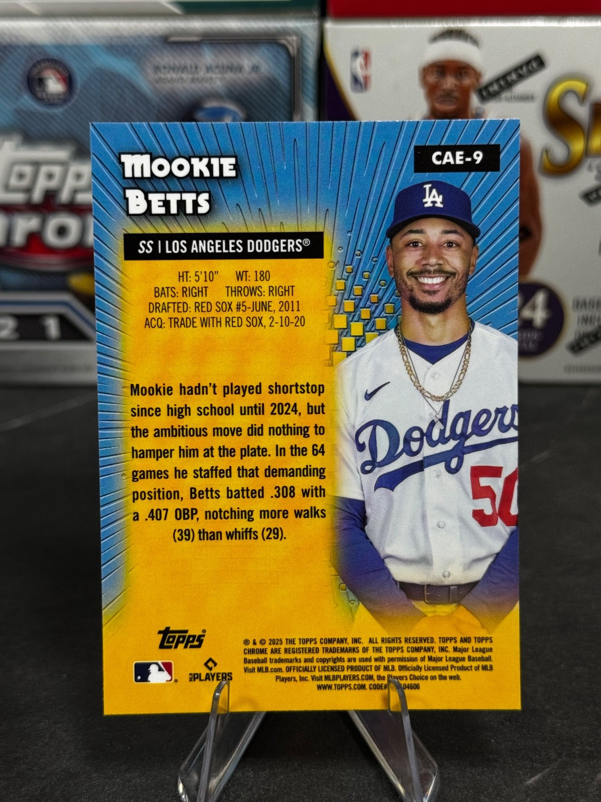 2025 Topps Chrome - #CAE-9 Mookie Betts All-Etch