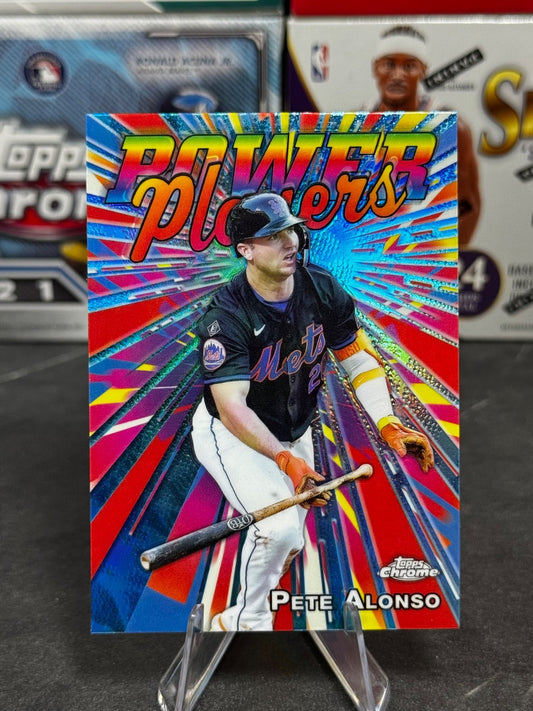 2025 Topps Chrome - #PP-12 Pete Alonso Power Players