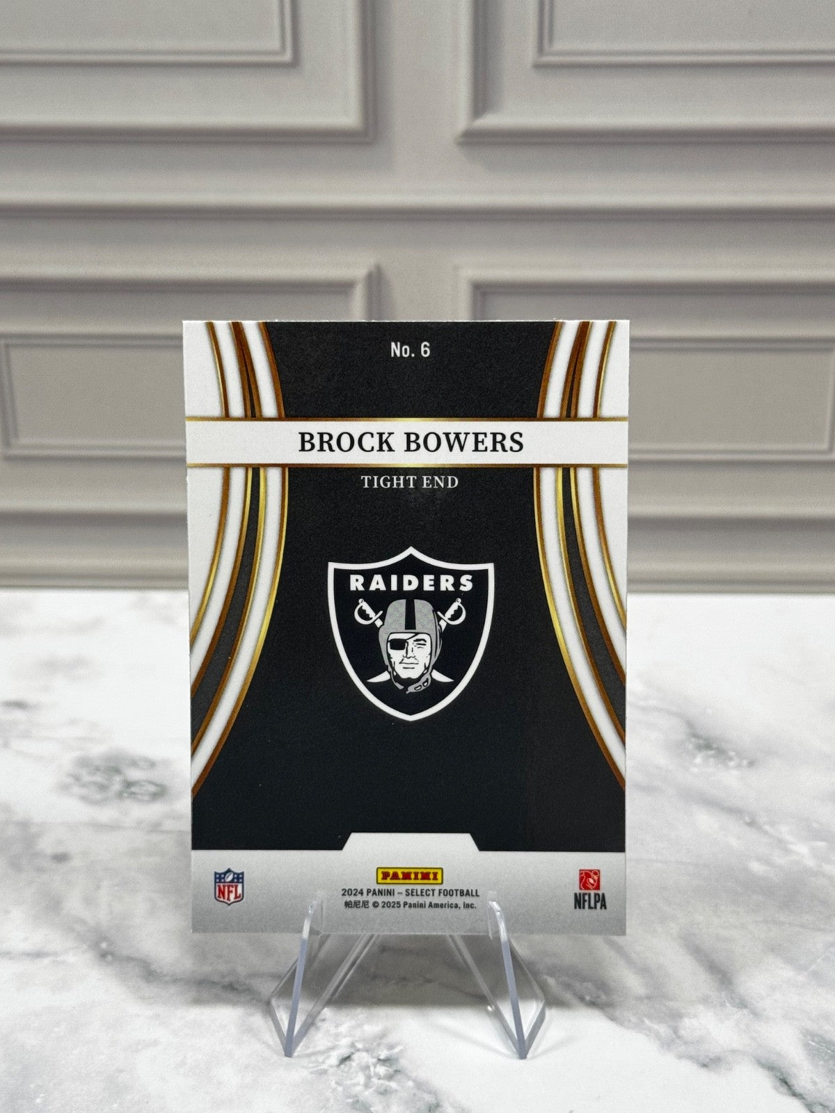 2024 Panini Select - Turbocharged Brock Bowers #6 (RC)