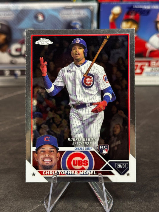 2023 Topps Chrome Update Series - Rookie Debut Christopher Morel #USC106 (RC)