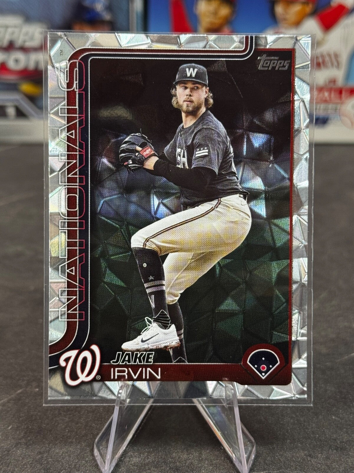 2025 Topps Series 1 - Jake Irvin #197 Diamante Foil