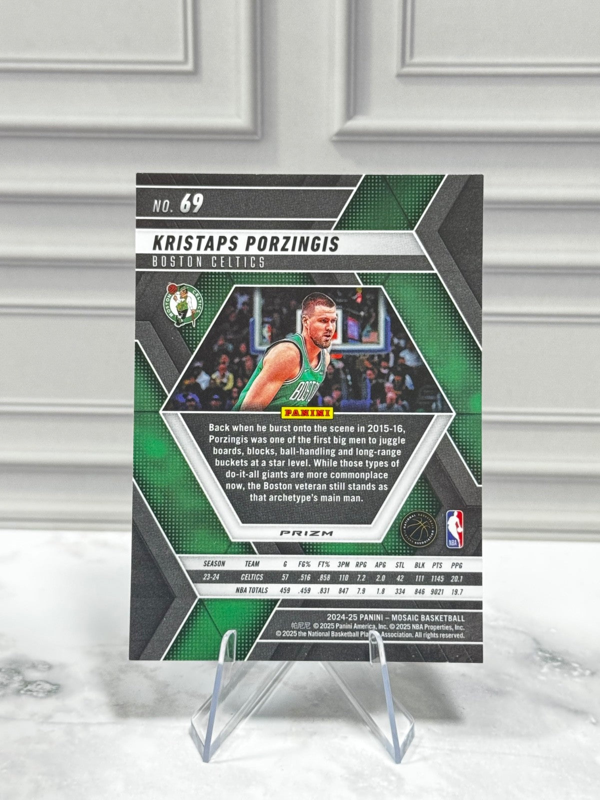 2024-25 Panini Mosaic - Kristaps Porzingis #169 Genesis Mosaic Prizm