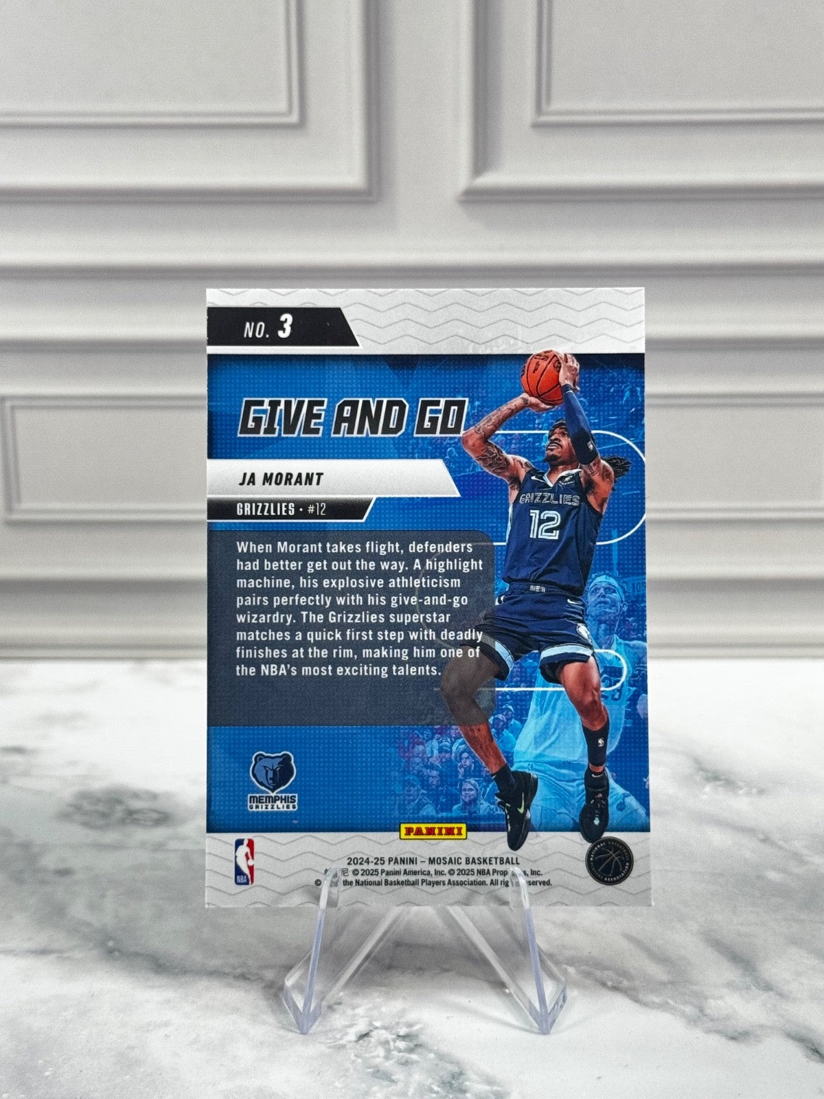 2024-25 Panini Mosaic - Ja Morant Give & Go