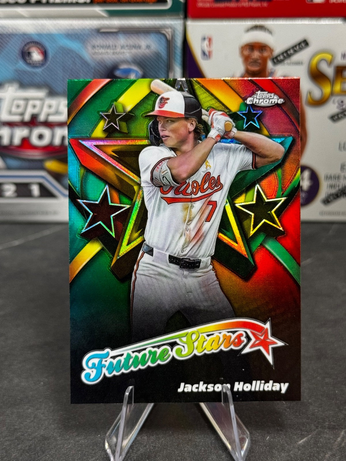 2025 Topps Chrome - #FS-1 Jackson Holliday Future Stars