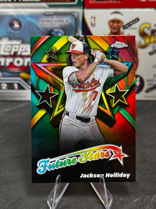 2025 Topps Chrome - #FS-1 Jackson Holliday Future Stars