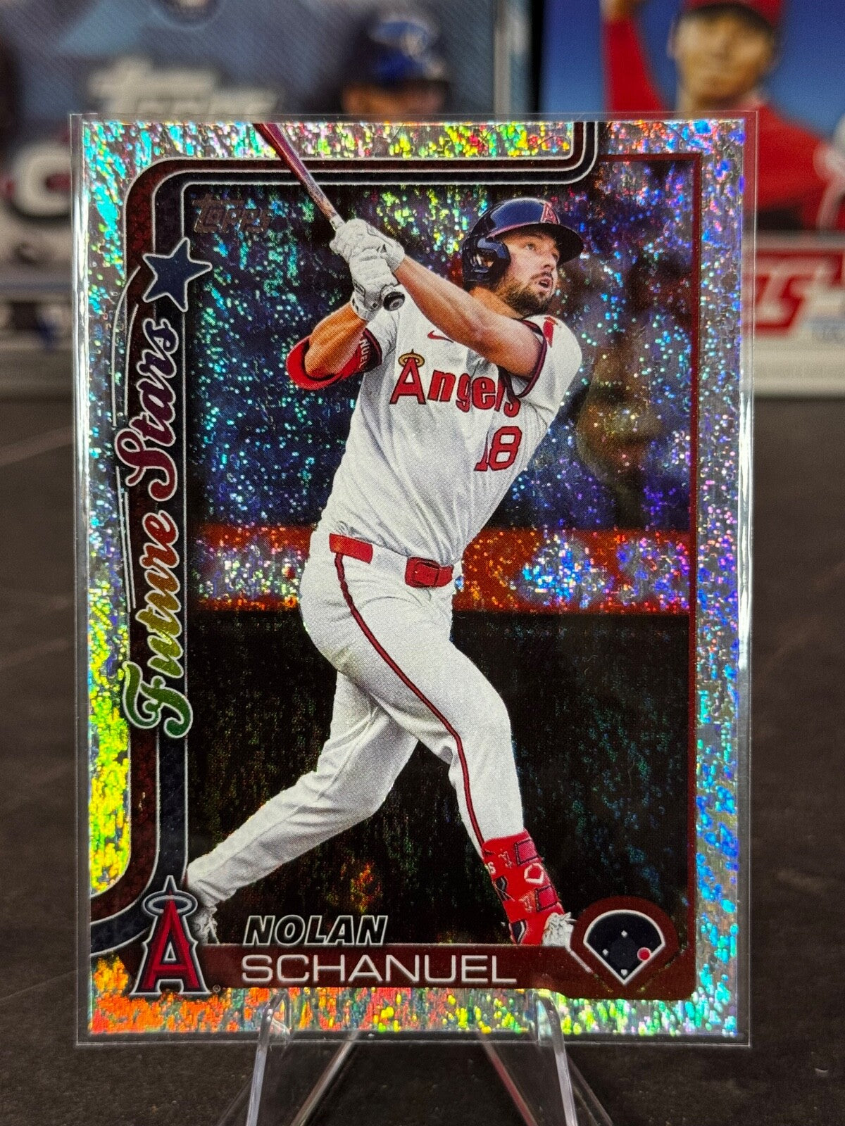 2025 Topps Series 1 - Future Stars Nolan Schanuel #210 Sandglitter
