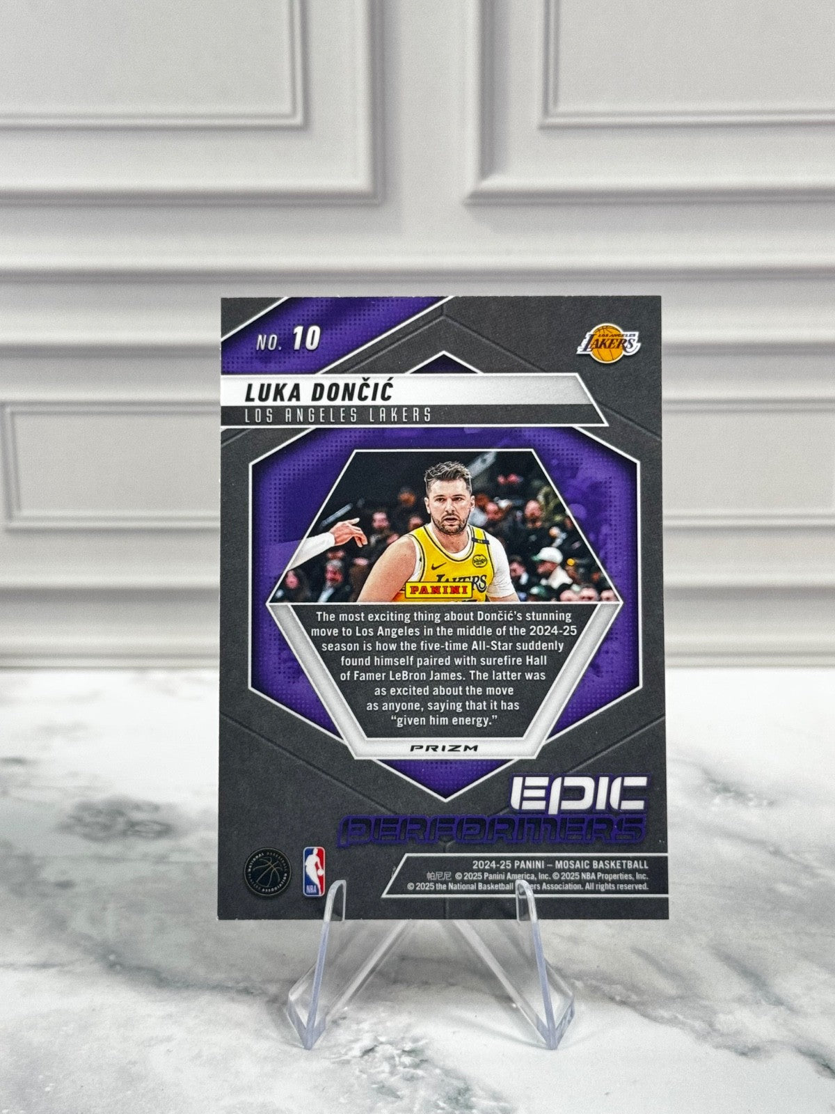 2024-25 Panini Mosaic - Epic Performers Luka Dončić #10