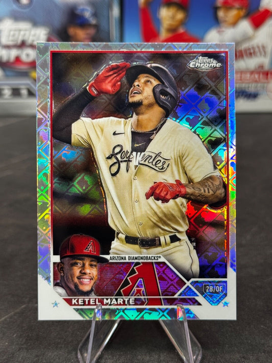 2023 Topps Chrome - Ketel Marte #130 Logofractor