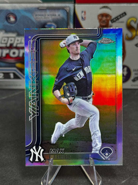 2025 Topps Chrome - #39 Max Fried Refractor