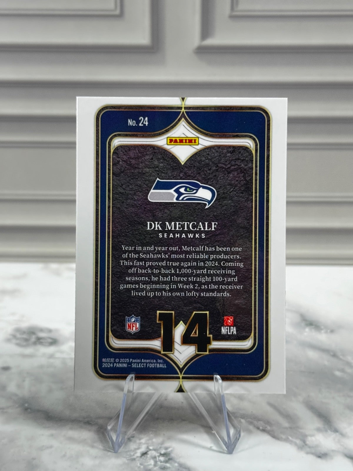 2024 Panini Select - Select Numbers DK Metcalf #24