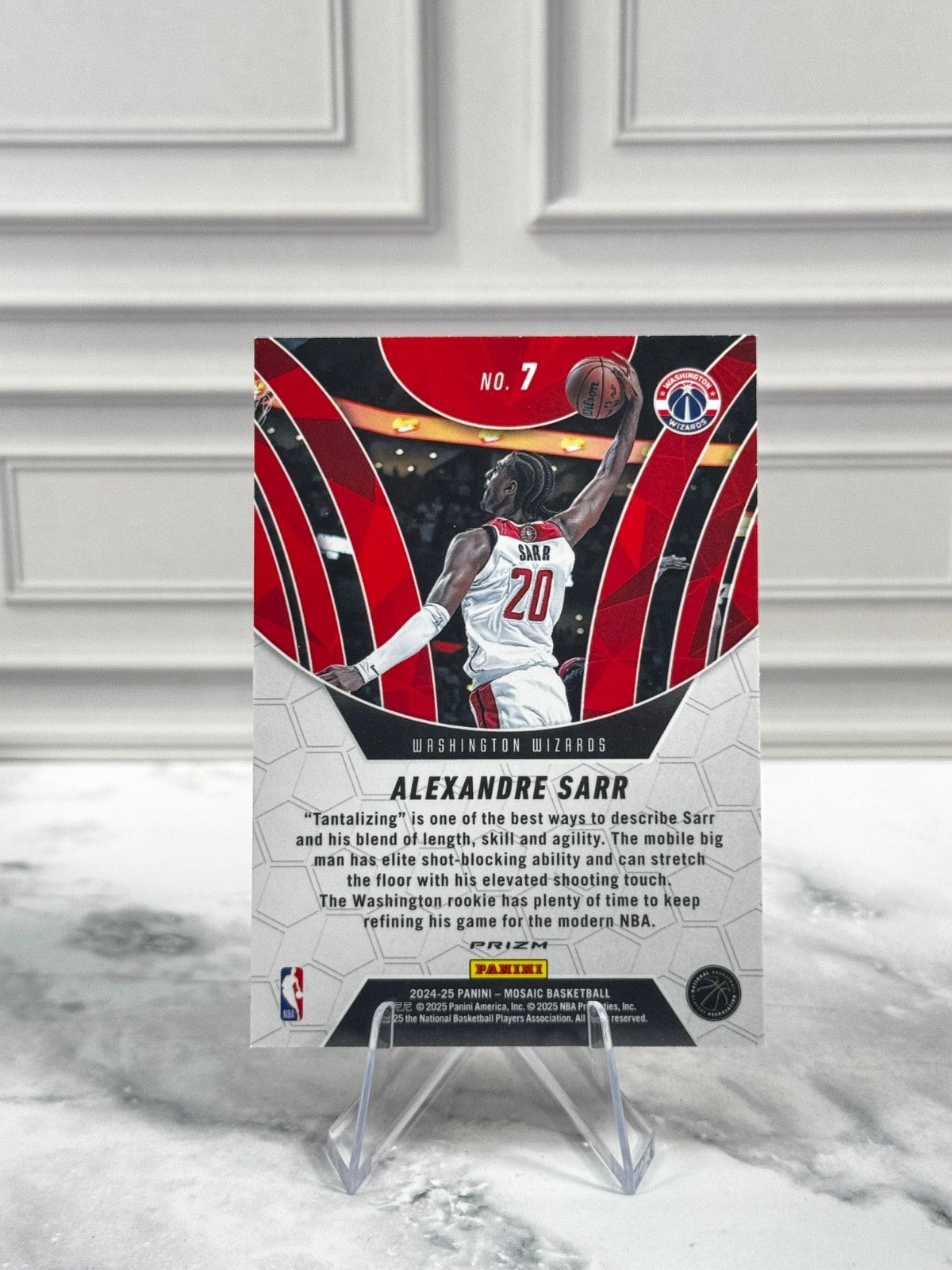 2024-25 Panini - Elevate Alexandre Sarr Green Reactive Prizm #7